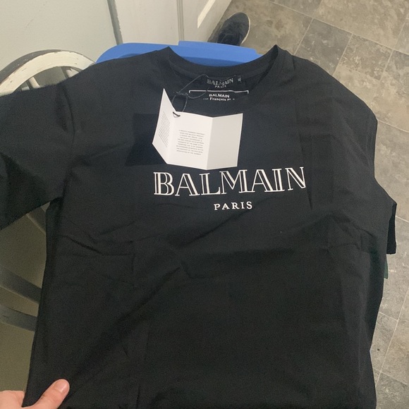 Black Balmain T - Picture 4 of 5